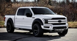 White Ford F-150 With Black Rims
