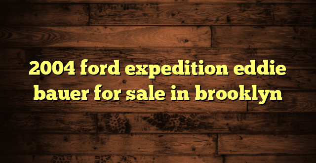2004 ford expedition eddie bauer for sale in brooklyn