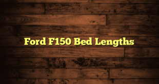 Ford F150 Bed Lengths