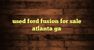 used ford fusion for sale atlanta ga