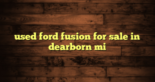 used ford fusion for sale in dearborn mi