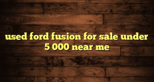 used ford fusion for sale under 5 000 near me
