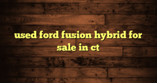 used ford fusion hybrid for sale in ct