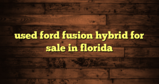 used ford fusion hybrid for sale in florida