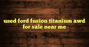 used ford fusion titanium awd for sale near me