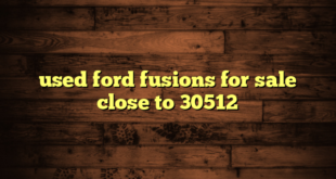 used ford fusions for sale close to 30512
