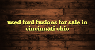 used ford fusions for sale in cincinnati ohio