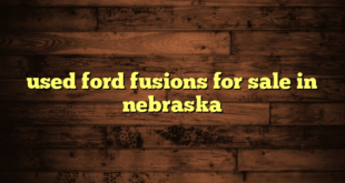 used ford fusions for sale in nebraska