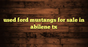 used ford mustangs for sale in abilene tx