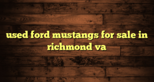 used ford mustangs for sale in richmond va