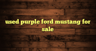 used purple ford mustang for sale