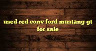used red conv ford mustang gt for sale
