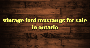 vintage ford mustangs for sale in ontario