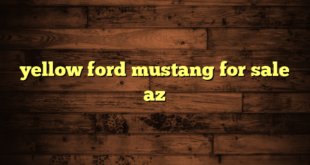 yellow ford mustang for sale az
